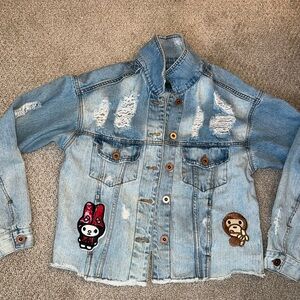 Bape Milo mymelody jean jacket